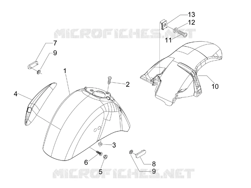 Wheel huosing - Mudguard