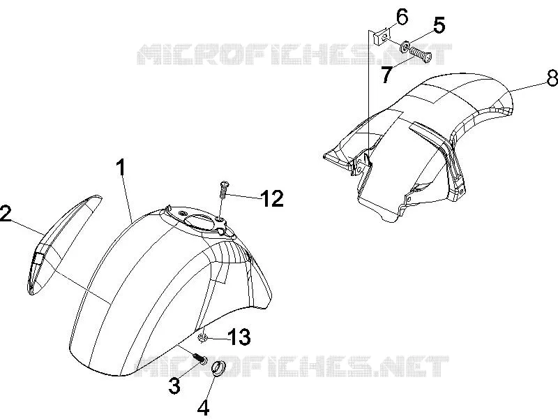 Wheel huosing - Mudguard