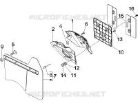 Rear cover - Splash guard