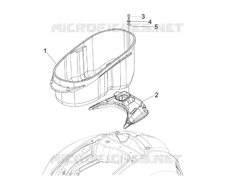 Helmet huosing - Undersaddle