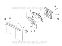 Rear cover - Splash guard