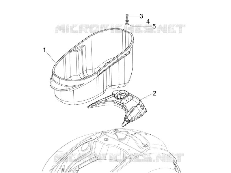 Helmet huosing - Undersaddle