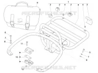 Rear luggage rack