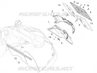 Rear cover - Splash guard