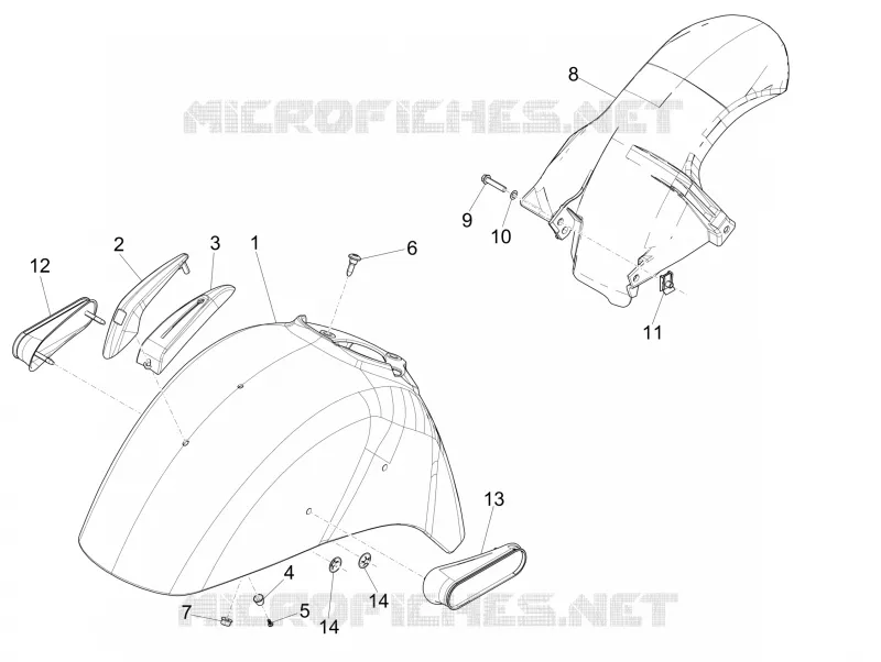 Wheel huosing - Mudguard