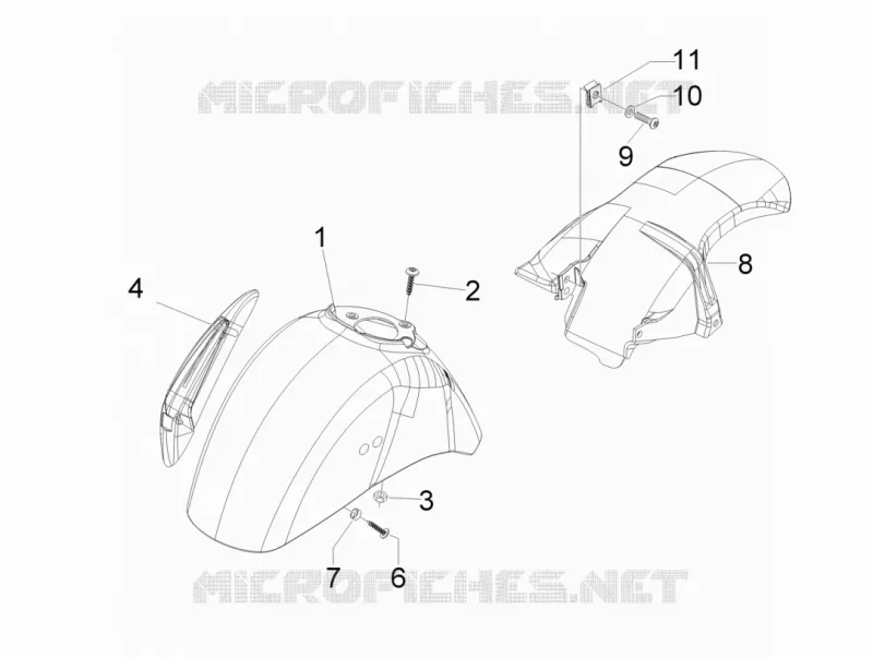 Wheel huosing - Mudguard