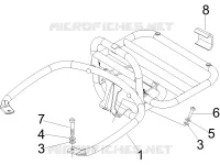 Rear luggage rack