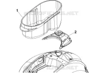 Helmet huosing - Undersaddle