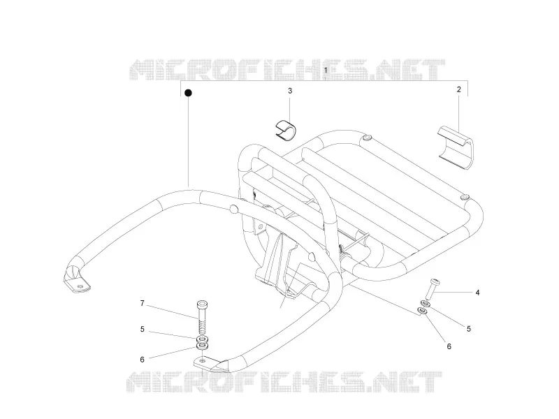 Rear luggage rack
