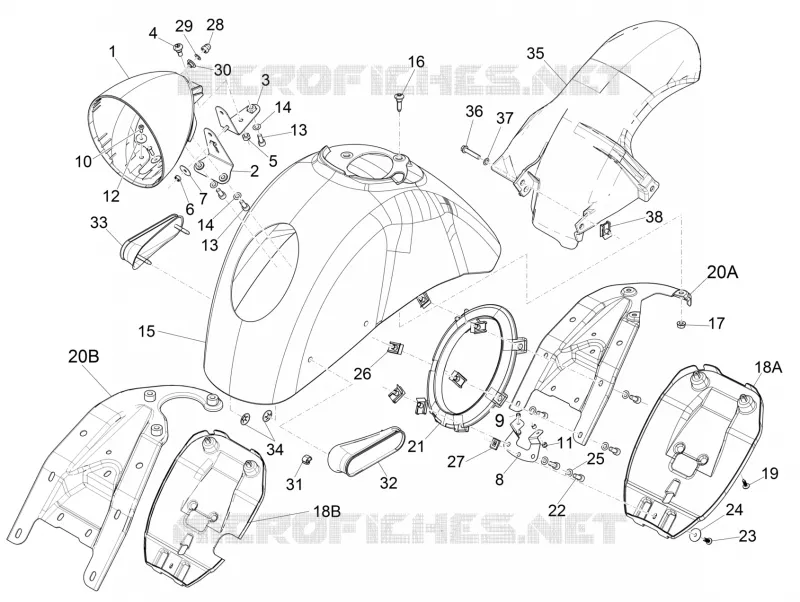 Wheel huosing - Mudguard