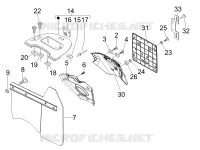 Rear cover - Splash guard