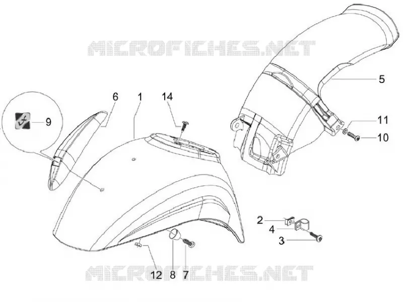 Wheel huosing - Mudguard