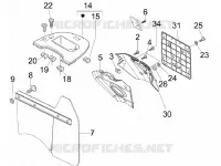 Rear cover - Splash guard