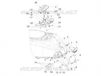 Rear cover - Splash guard