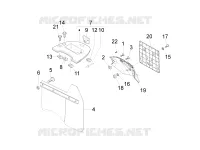 Rear cover - Splash guard
