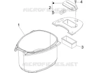 Helmet huosing - Undersaddle
