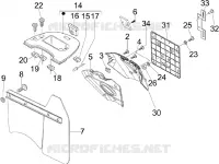 Rear cover - Splash guard