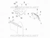 Rear cover - Splash guard