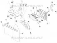 Rear cover - Splash guard