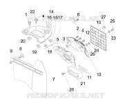 Rear cover - Splash guard