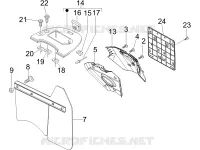 Rear cover - Splash guard
