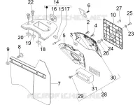 Rear cover - Splash guard