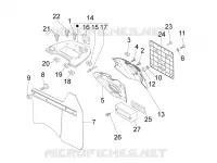 Rear cover - Splash guard