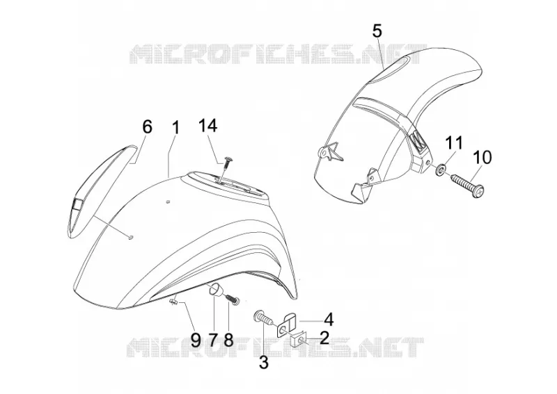 Wheel huosing - Mudguard