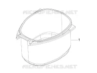 Helmet huosing - Undersaddle