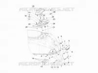Rear cover - Splash guard