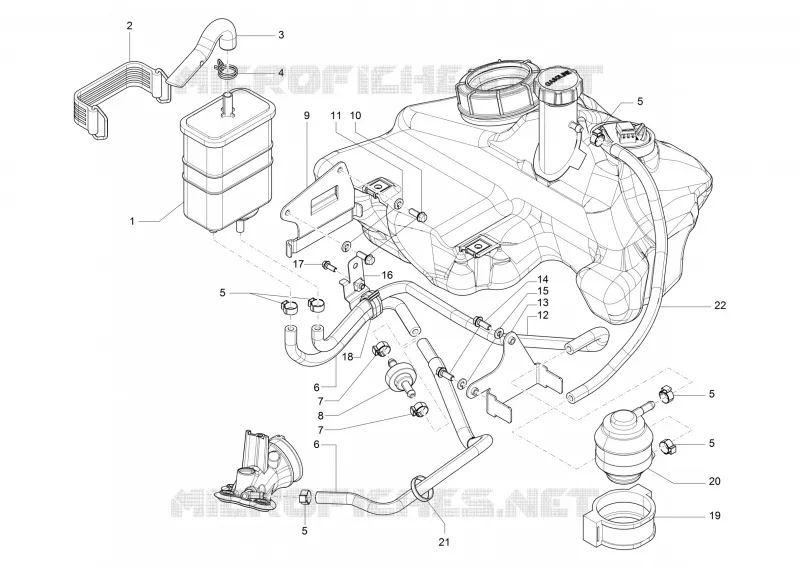 Anti-percolation system