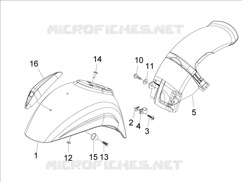 Wheel huosing - Mudguard