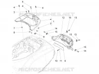 Rear cover - Splash guard