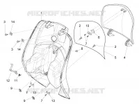 Front glove-box - Knee-guard panel