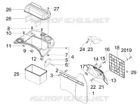 Rear cover - Splash guard