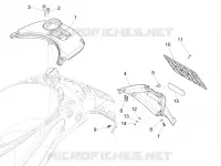Rear cover - Splash guard