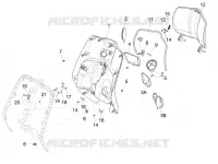 Front glove-box - Knee-guard panel
