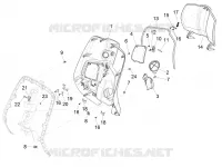 Front glove-box - Knee-guard panel