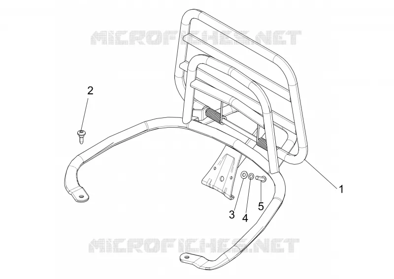 Rear luggage rack