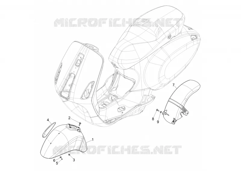 Wheel huosing - Mudguard