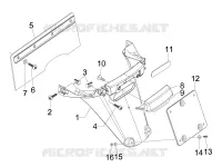 Rear cover - Splash guard