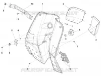 Front glove-box - Knee-guard panel