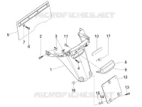 Rear cover - Splash guard