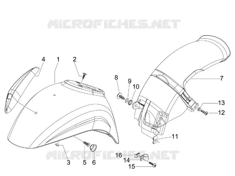 Wheel huosing - Mudguard