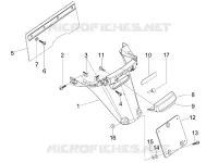 Rear cover - Splash guard