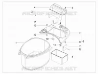 Helmet huosing - Undersaddle