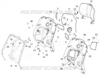 Front glove-box - Knee-guard panel