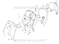 Front glove-box - Knee-guard panel