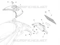 Rear cover - Splash guard