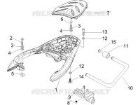 Rear luggage rack